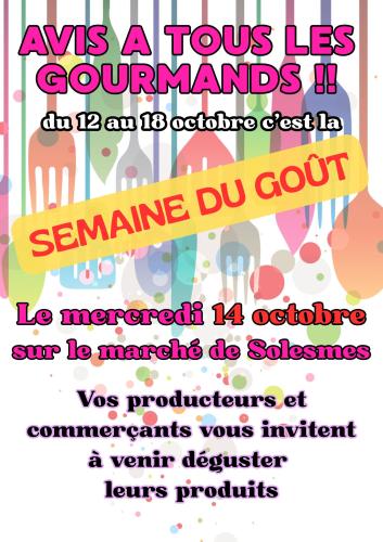 Marché de Solesmes