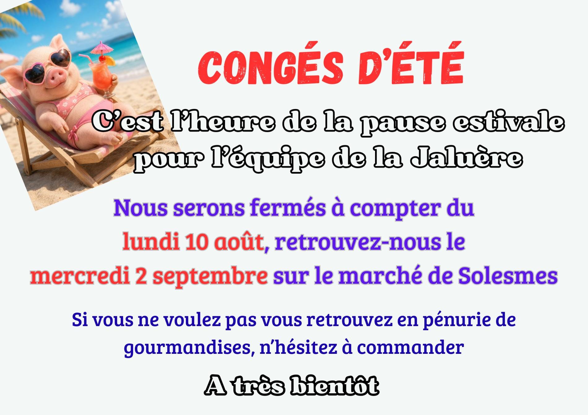 Congés d'été